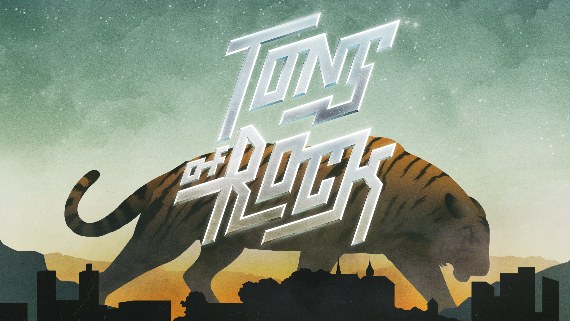Tons of rock plakat 2024 med Tiger